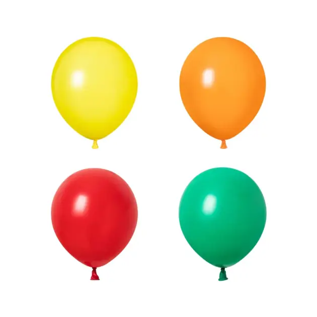 Premium Latex Multi Colour 2 of each Colour - Pack of 10