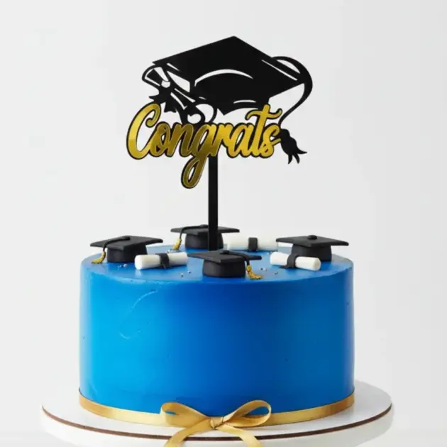 Cake Topper Congrats Grad