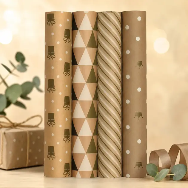 Premium Kraft Gift Wrap 16.5 Sq/ft