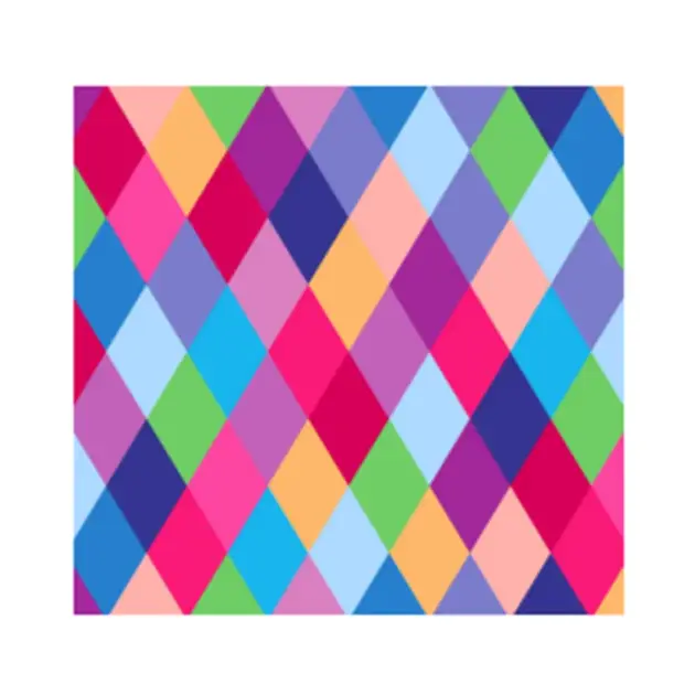 Printed Tissue 5 Sheet 20”X20” Colourful Pattern