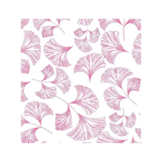 Printed Tissue 5 Sheet 20”X20” Pink Flowers