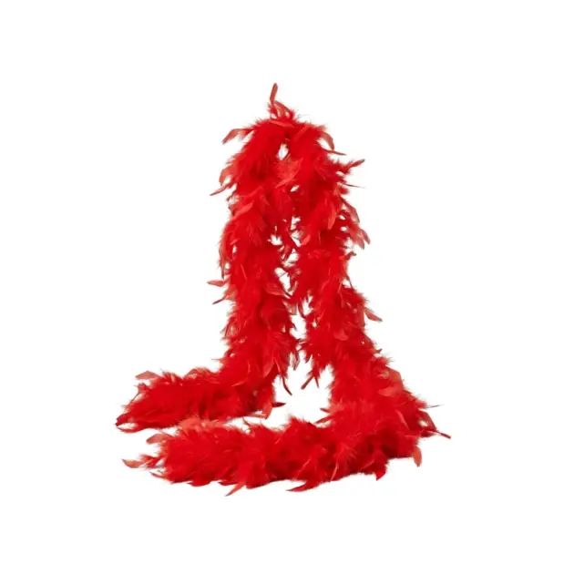Feather Boa Red 48”