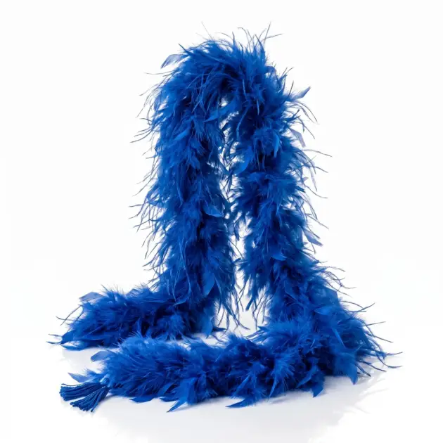 Feather Boa Blue 48”