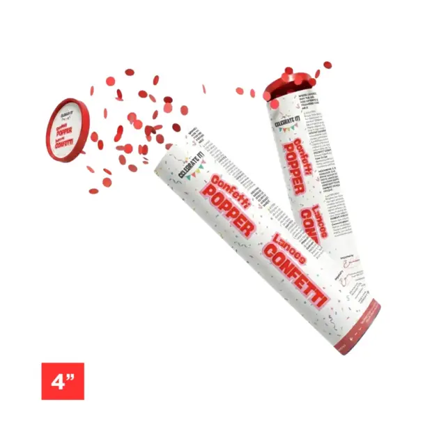 Party Poppers Bulk 4”