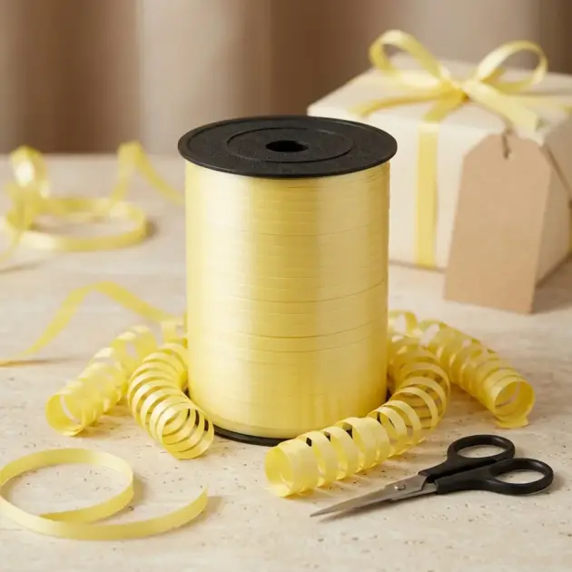 Curling Ribbon Yellow 5mm 500 Yds