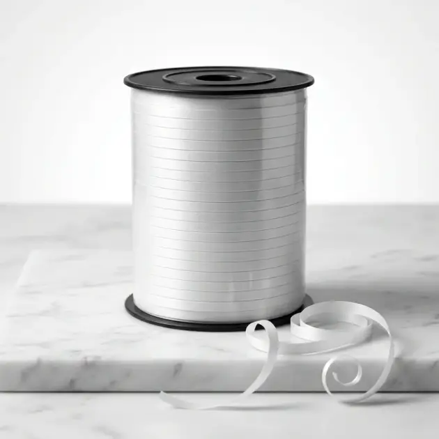 Curling Ribbon White 5mm 500 Yds