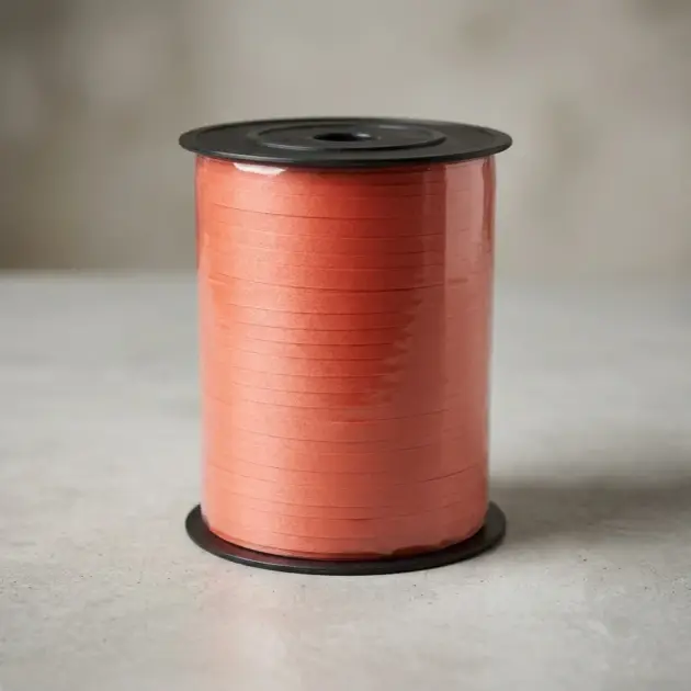 Curling Ribbon Orange Copper 5mm 500 Yds