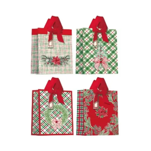 Premium Christmas Gift bag 210 gsm 3D Hot Stamped