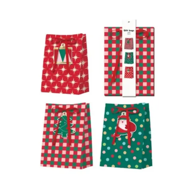 Premium Christmas Gift bag Medium 190 gsm Pack of 3