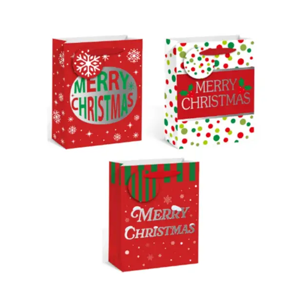 Premium Christmas Gift bag Giant 210 gsm Hot Stamped