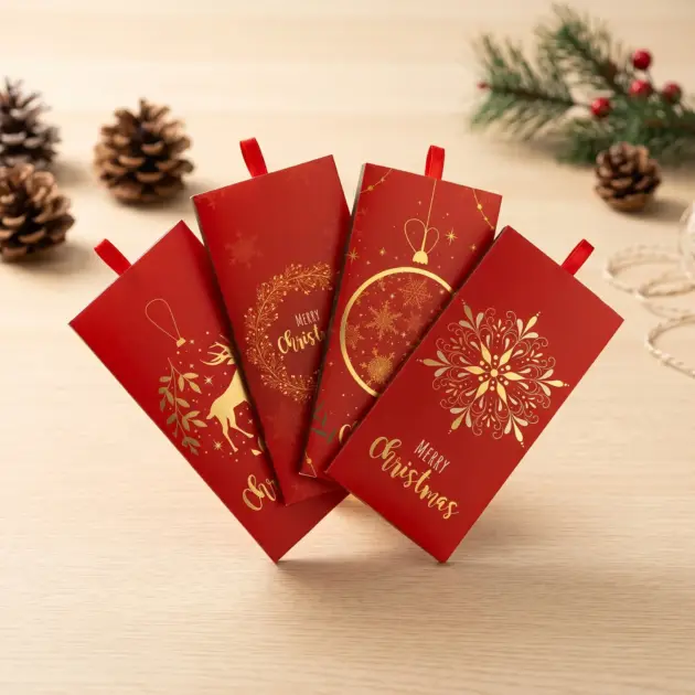 Premium Gift Card Holder Hot Stamped