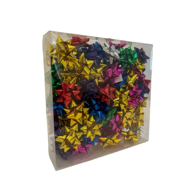 Christmas 2” Mini Star Bows Pack of 25 Assorted Colours