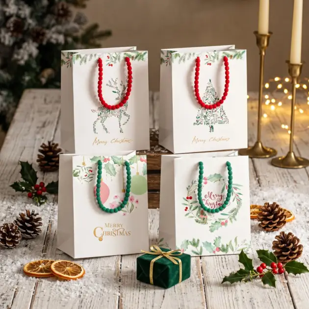 Premium Christmas Gift bag Giant 210 gsm Hot Stamped