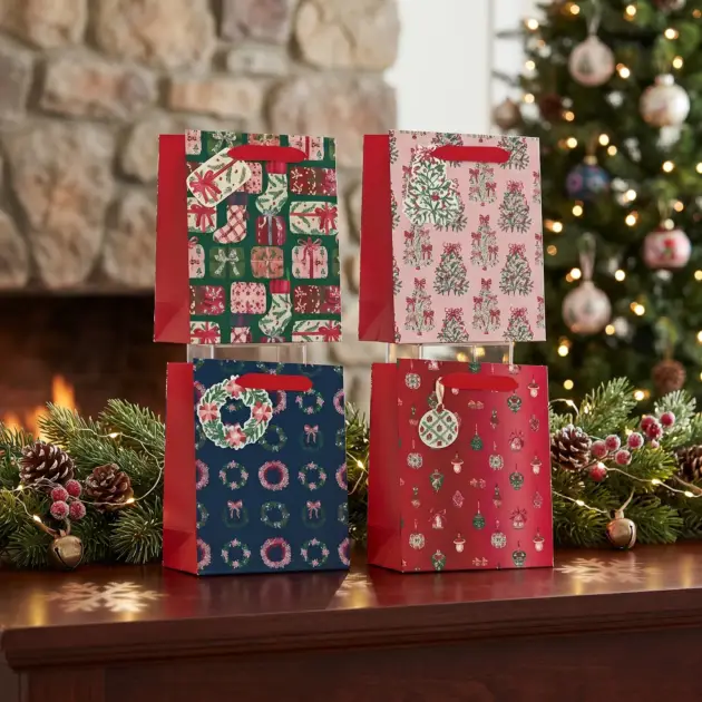 Premium Christmas Gift Bag 210 GSM Glitter