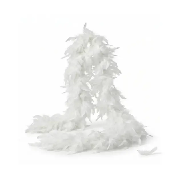 Feather Boa White 48”