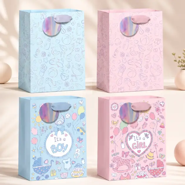 Gift Bags It’s a Boy & It’s a Girl 4 assorted designs