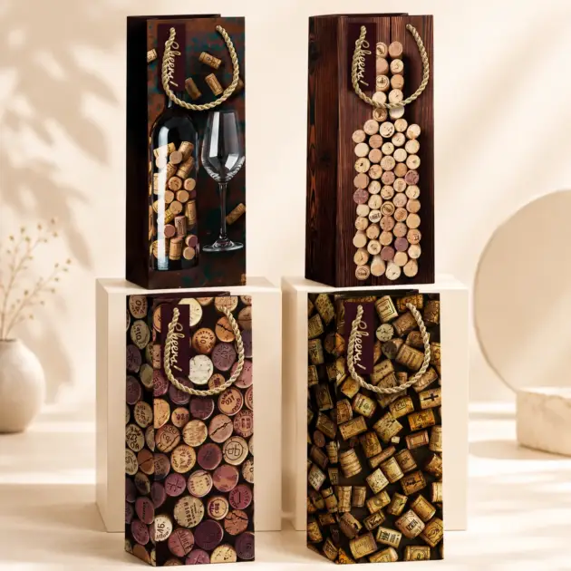 Premium Wine Bag 4 assorted designs