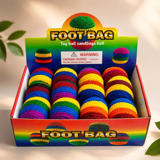 Foot Bag assorted colours and designs