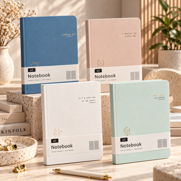A7 Mini Notebook Muted Solid Colours